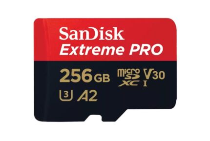 Sandisk Extreme PRO microSDXC 256GB U3 V30 A2 UHS-I 200MB/s with Adapter