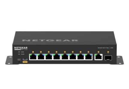 NetGear GSM4210PD Managed L2 PoE Switch with 9 Gigabit (1Gbps) Ethernet Ports and 1 SFP Port