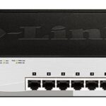 D-Link DGS-1210-08P Managed L2 PoE Switch with 8 Gigabit (1Gbps) Ethernet Ports and 2 SFP Ports