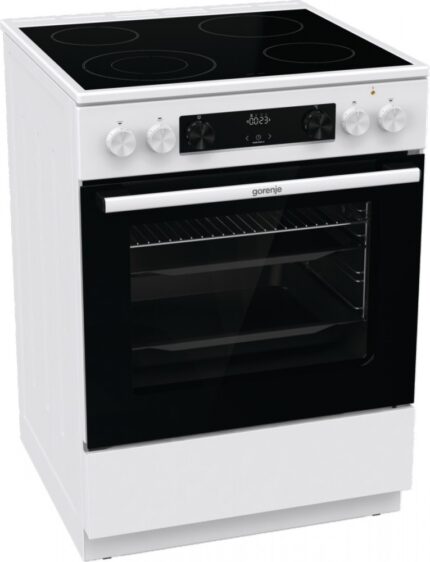 Gorenje Cooker 71lt with Ceramic Hobs W60cm. White