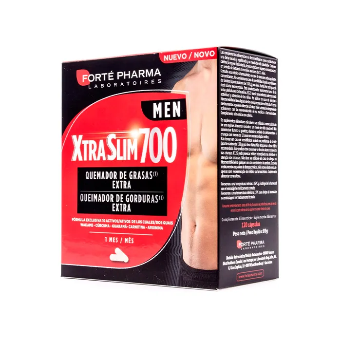 8470001921727_1.webp Forte Pharma Xtraslim 700 Men 120 Capsules - Image 1
