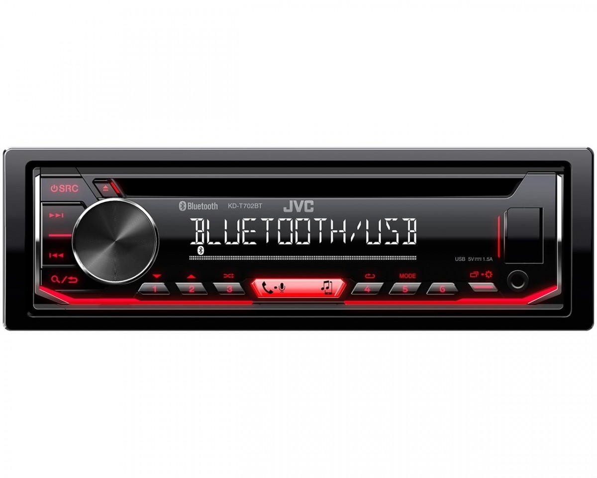 849880_1719727.jpeg JVC Car Audio System 1DIN (Bluetooth/USB) with Detachable Panel - Image 1