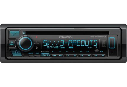 Kenwood Car Audio System 1DIN (Bluetooth/USB) with Detachable Panel