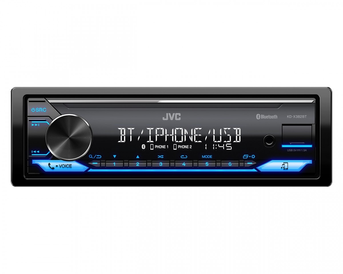 849908_1719713.jpeg JVC KDX382BT Ραδιόφωνο Αυτοκινήτου (1DIN) (Bluetooth/USB) - Image 1