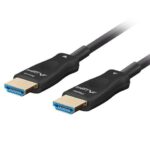 Lanberg HDMI 2.1 Ultra High Speed 48Gbps 4K 120Hz HDR VRR Cable HDMI male - HDMI male 100m Μαύρο