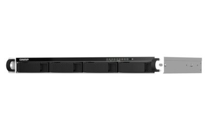 QNap TS-464eU NAS Rack with 4 Hard Drive Slots for HDD M.2 SSD and 2 Ethernet Ports