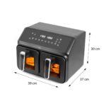 Double fat-free fryer  2200 W  capacity 8 l  LED display - Image 3