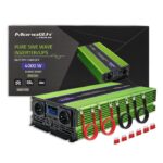 Qoltec Pure Sine Wave Inverter Power 2000W with Nominal Input Voltage 12V Single Phase 51943