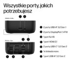 HP USB-C 100W G6 Dock USB-C Docking Station with HDMI/DisplayPort 4K PD Ethernet and Support for 2 Monitors Black - Image 3