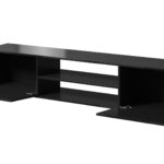 RTV cabinet SLIDE 200K 200x40x37 cm all in gloss black
