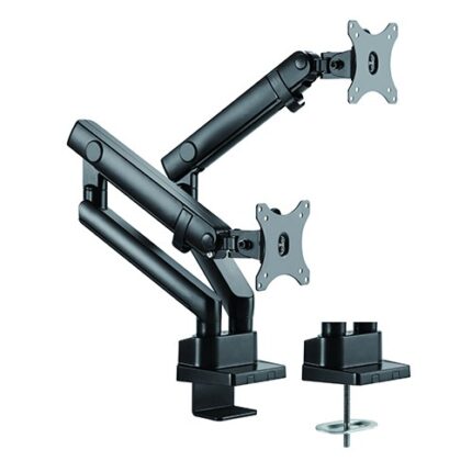 Icy Box Stand Desk Mounted for 2 Monitors up to 32" with Arm (IB-MS314-T)