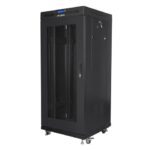 Lanberg Floor Rack Cabinet 27U 60x60cm Black FF01-6627-23BL
