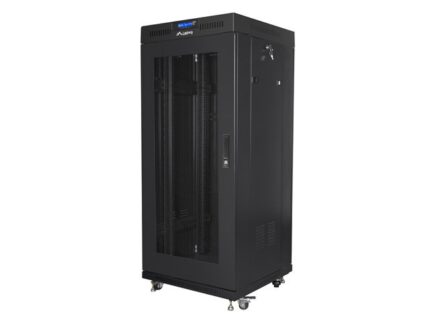 Lanberg Floor Rack Cabinet 27U 60x60cm Black FF01-6627-23BL