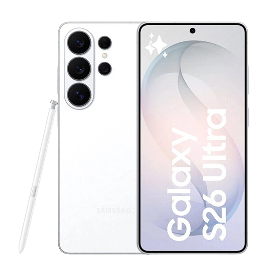 8806097826897.png Samsung Galaxy S26 Ultra S948 5G Dual Sim 12GB RAM 512GB - White - Image 1