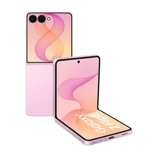 8806099192013.png Samsung Galaxy Z Flip8 F776B 5G Dual Sim 12GB RAM 256GB - Pink - Image 1