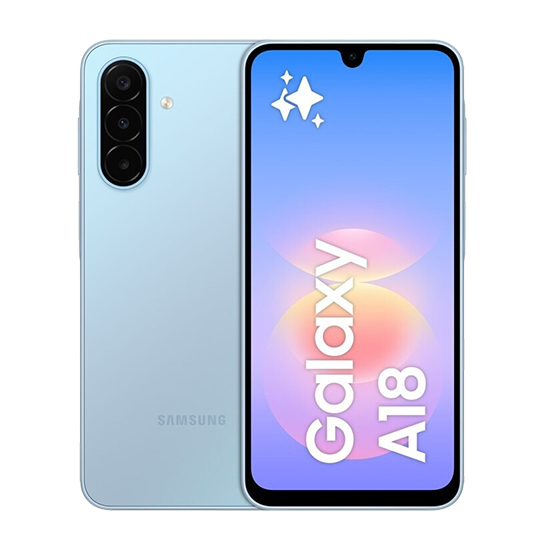 8806099457006.png Samsung Galaxy A18 4G A185 Dual Sim 4GB RAM 128GB - Light Blue - Image 1