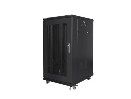 Lanberg Επιδαπέδια Καμπίνα Rack 22U Λευκό FF01-6822-23B
