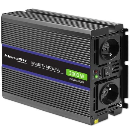 Qoltec Inverter Αυτοκινήτου Τροποποιημένου Ημιτόνου 3000W για Μετατροπή 12V DC σε 230V AC