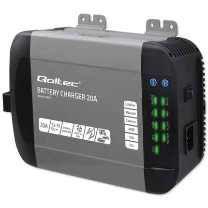Qoltec Car And Motorcycle Battery Charger 12V