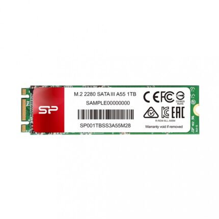 Silicon Power A55 SSD 1TB M.2 Type with SATA III Connection SP001TBSS3A55M28