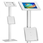 Maclean Energy Tablet Stand Floor White