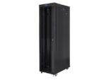 Lanberg Επιδαπέδια Καμπίνα Rack 47U 80x120cm Μαύρο FF01-8247-12BL