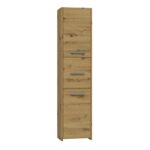 Topeshop S43 ARTISAN bathroom storage cabinet Oak - Image 3