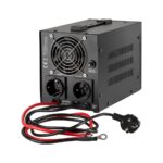 KEMOT PROsinus-500 emergency power supply unit – inverter with a pure sine wave output and 12V charging function  230V  500VA/300W – black - Image 2