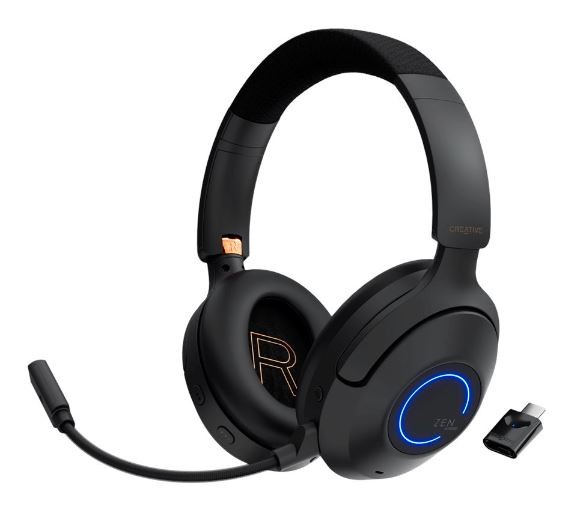 898520_1843867.jpeg Creative Zen Hybrid Pro Classic Wireless Over Ear Multimedia Headsets with Microphone and Connectivity USB-C USB-A Bluetooth - Image 1