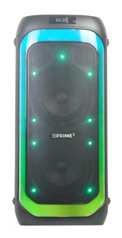 Prime3 Karaoke Speaker With Wireless Microphone And Lighting Effects APS61 Black