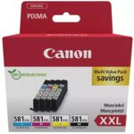 Canon CLI-581XXL Original Pack of InkJet Printer Inks Cyan (1998C007)