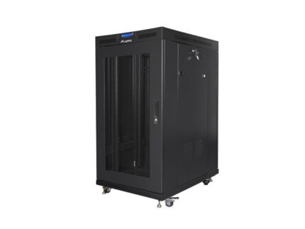 Lanberg Floor Rack Cabinet 22U Black
