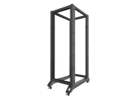 Lanberg Επιδαπέδια Καμπίνα Rack 32U Μαύρο OR01-6032-B