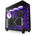 NZXT H6 Flow RGB Gaming Midi Tower Κουτί Υπολογιστή με Πλαϊνό Παράθυρο Μαύρο