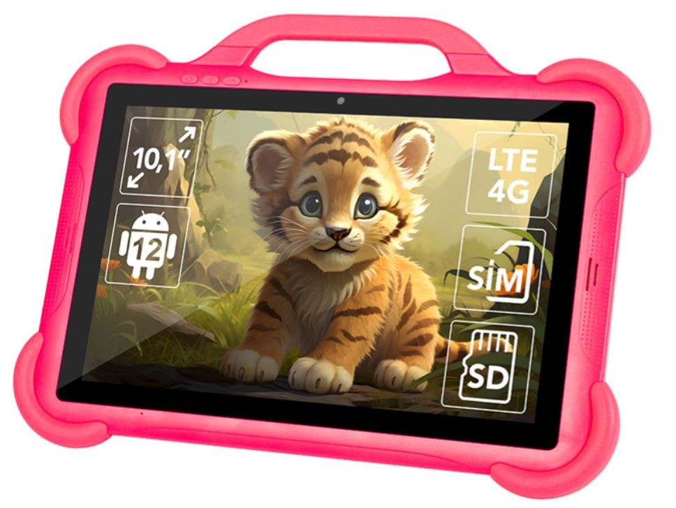 905842_1879224.jpeg Blow KidsTAB10 4G 10.1Inches Tablet (4GB/64GB) Pink - Image 1