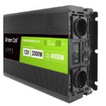 Przetwornica LCD 12V 2000W/4000W Czysty sinus z wywietlaczem