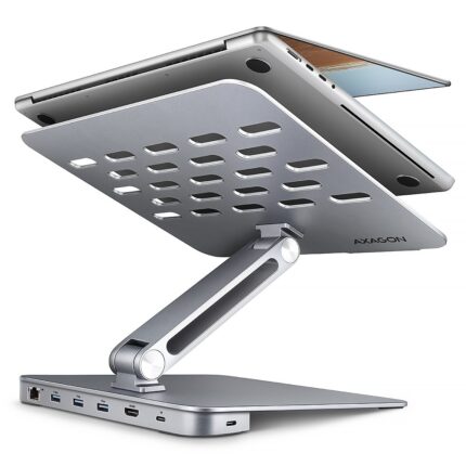 Axagon USB-C Docking Station with HDMI 4K PD Ethernet Silver (HMC-STND)