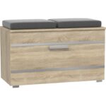 Topeshop OPAL SZAFKA SONOMA shoe organizer Closed Oak - Image 2