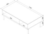 PALAZZO BIS table/latrine 110x60x40 white matte - Image 2