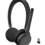 Lenovo Wireless VoIP Headset Teams On Ear Multimedia Headphone with Microphone Bluetooth / USB-A