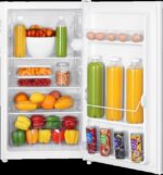 MPM-89-CJ-39 white compressor-driven fridge  with vegetable drawer  capacity 90 litres  height 85 cm  width 47.5 cm - Image 4