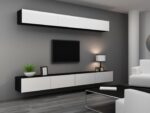 Cama Cabinet VIGO  90  full 90/35/32 black/white gloss - Image 5