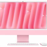 iMac 24 cale: M4 8/8, 16GB, 256GB SSD - Różowy