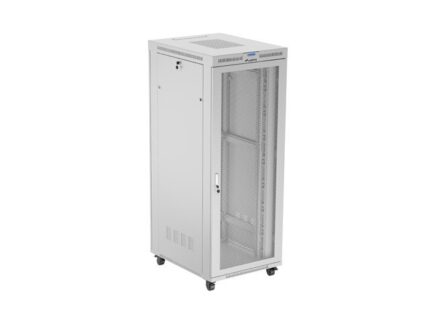 Rack Rack Installation Cabinet 19" 42U 800x1000 Gray Perforated Doors LCD Lanberg Flat Pack