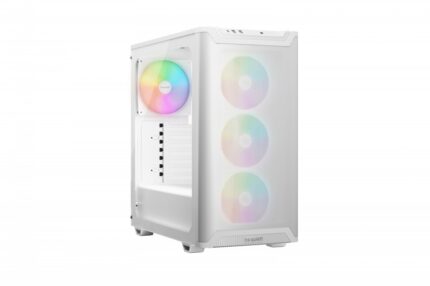 Be Quiet Pure Base 501 LX Gaming Midi Tower Computer Case with Side Window and RGB Lighting White