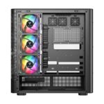 Modecom Volcano AQ500 Gaming Midi Tower Computer Case with Side Window and ARGB Lighting Black - Image 11