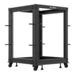 Lanberg Wall Mounted Rack Cabinet 15U Black