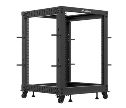 Lanberg Wall Mounted Rack Cabinet 15U Black