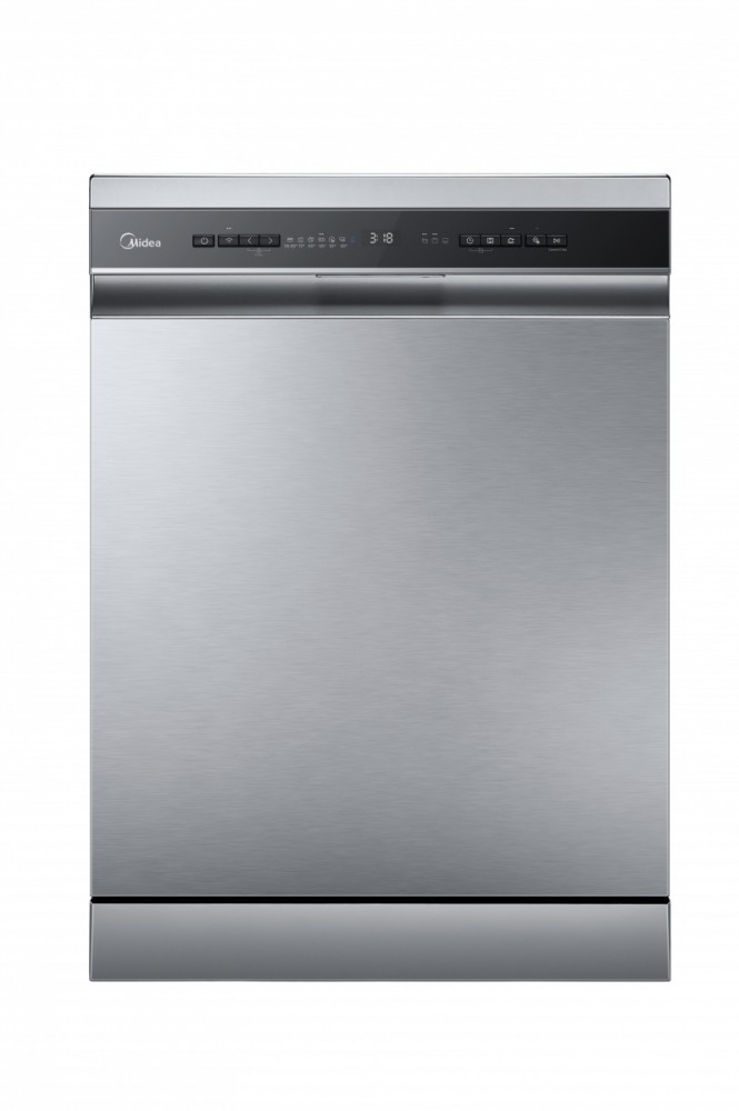 964976_2041177.jpeg Midea Freestanding Dishwasher for 14 Place Settings W59.8xH84.5cm Inox - Image 1