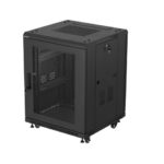 Lanberg Rack Cabinet 19" 15U 600x600 Black Ff01-6615-23b